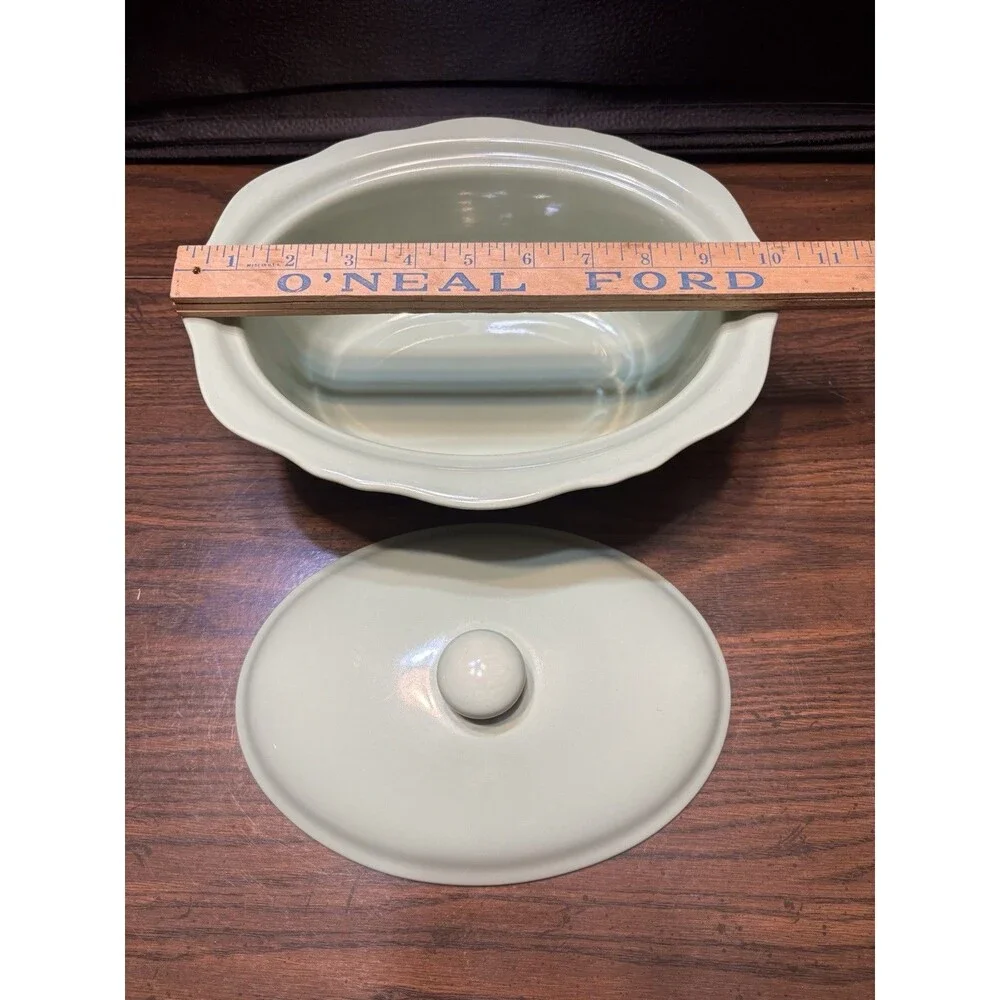Vintage Gail Pittman Hospitality Collection Sage 1.5 Qt Covered Casserole Dish